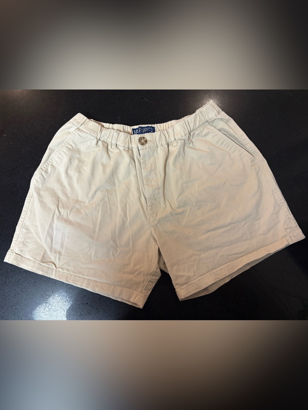 Meripex Men's 5.5 Inch Stretch Khaki Shorts